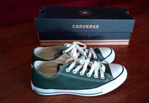 Zapatillas Converse Originales - Color Verde Pine - Nro 37