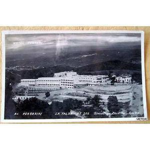 antigua foto postal la falda cordoba hotel ferrari av.