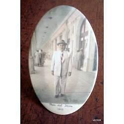 mar del plata rambla antigua porta retrato postal 1940