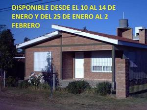 Alquiler casa 6 personas Cura Brochero, Córdoba