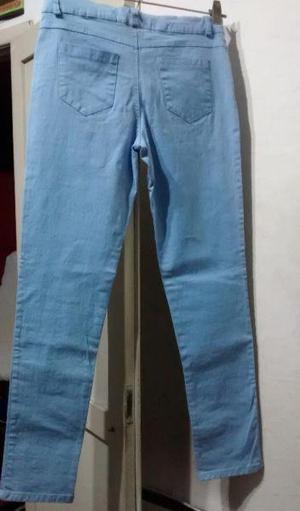 PANTALON DE GABARDINA ELASTIZADA T.42 MUJER - NUEVO!!!