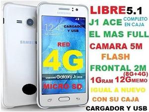 SAMSUNG J1 ACE 4G LTE EL MAS FULL LIBRE 1G RAM 12G,QUAD CORE