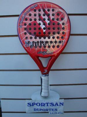paleta de padel dabber Santander 38mm superficie lisa