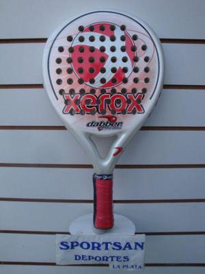 paleta de padel dabber xerox 38mm superficie lisa núcleo