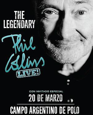 2 entradas para Phil Collins en Buenos Aires - Campo