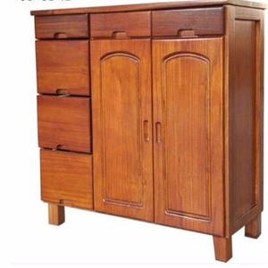 American country style solid wood lockers kitchen cabinets