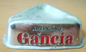 Antiguo Cenicero Publicidad. Metal. Bar. Gancia