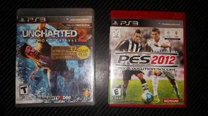 Juego Ps3 Pes 2012 Uncharted 2