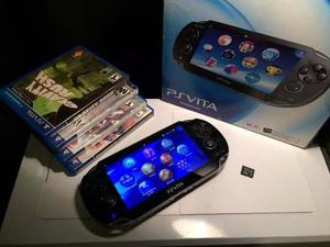 Playstation Vita + 4 Juegos + Memoria De 16gb De Regalo!!!