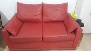 Sillón rojo cuerina