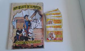 Vendo lote de 50 sobres de figuritas don quijote de la