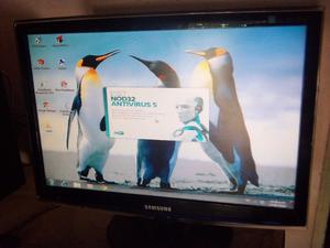 Monitor de pc, LCD, marca Samsung, 22", completo,