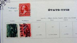 Sellos postales de U.S.A. 1894 – 1908