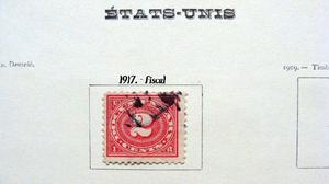 Sellos postales de U.S.A. 1912 – 1918