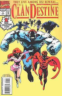 The Clandestine nº 1, ed. Marvel, octubre de 1994. En