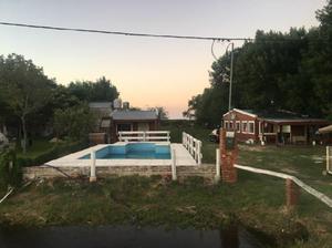 Alquiler 4 bungalows con pileta en Gualeguaychú