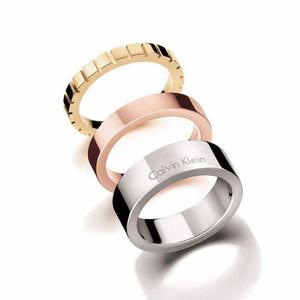 Anillo Calvin Klein Bijoux Kj5mdr3001 Acero Inoxidable 316l