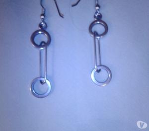 Aretes de plata