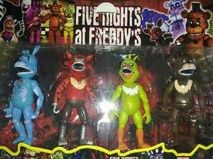 Blister X4 Muñecos Five Nights At Freddys Los Animatronicos