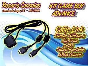 Cable Link Game Boy Advance Gba 2 Jugadores + Kit Protector