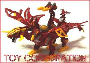 Dragonoid Colossus Bakugan Battle Brawlers Pyrus Código Eva