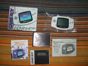 Game Boy Advance Arctic White Completo Como Nuevo - Nintendo