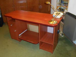 Mesa escritorio caoba