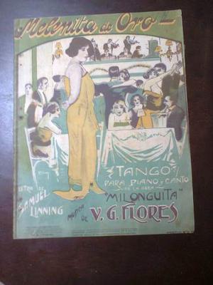 Partitura De Tango Antigua