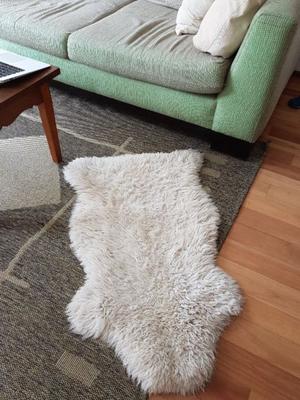 Piel de oveja IKEA Ludde blanco