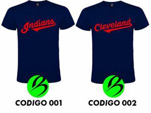 Remera Baseball Mlb Cleveland Indians