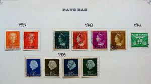 Sellos postales de Holanda 1940 – 1953