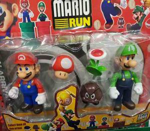 Set Mario Bros +luigi Articulan Brazos +personajes