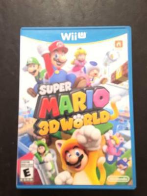 Super Mario 3d World Wiiu Usado Perfecto Estado Fisico