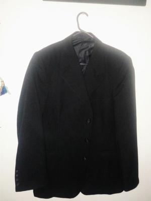 Traje Hombre, recto. Talle 50. Negro