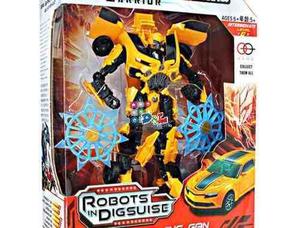 Transformers Robot Auto Muñeco Bumblebee Convertible 20 Cm