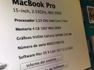 Vendo MacBook Pro 