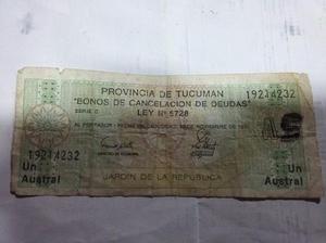 lote de billetes y algunas monedas de tucuman argentina,