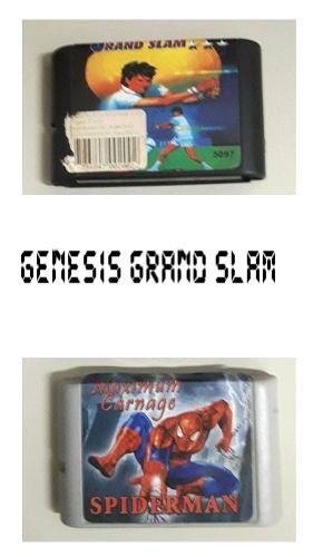 2 Juegos Sega Genesis Grand Slam Spiderman Carnage