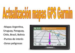 Actualizacion de mapas para GPS Garmin