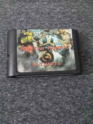 Cartucho De Juego Mortal Kombat 3 Ultimate Para Sega Genesis