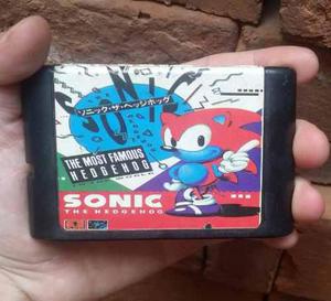 Cartucho Juego De Sega Genesis Sonic The Hedgehog
