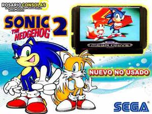 Cartucho Sega Sonic 2 Nuevo A Estrenar