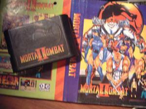 Juego De Sega-mortal Kombat 2-con Lamina-caja.made In Japan-