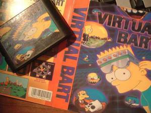 Juego De Sega-virtual Bart-made In Japan-con Lamina.caja.