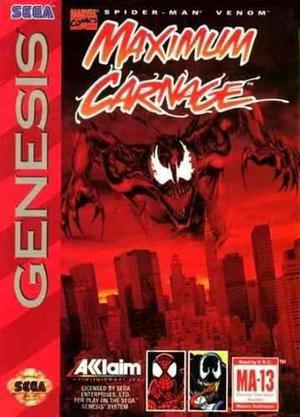 Juego Spiderman Maximum Carnage Sega Genesis Palermo Z Norte