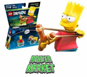 Lego Dimensions Bart Simpson Solo En Monster Market 71211
