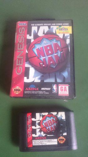 Nba Jam Original Sega Genesis Con Caja
