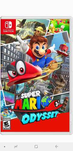 Nintendo Switch Mario Odyseey Juego Original Fisico