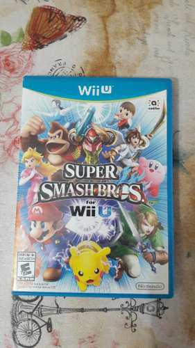 Super Smash Bros Wii U -excelente Estado-