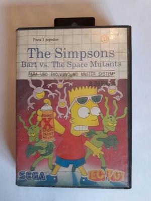 The Simpsons Bart Vs The Space Mutants Sega Master System